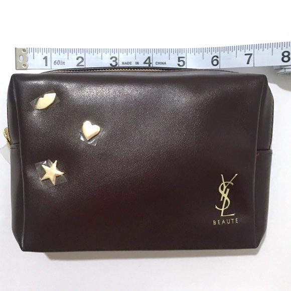 Yves Saint Laurent Beauté Cosmetic Bag Zipper NEW - Picture 8 of 11